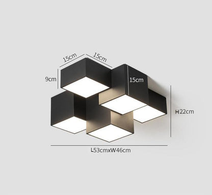 Livonest Luxe Cube Creative Ceiling Light