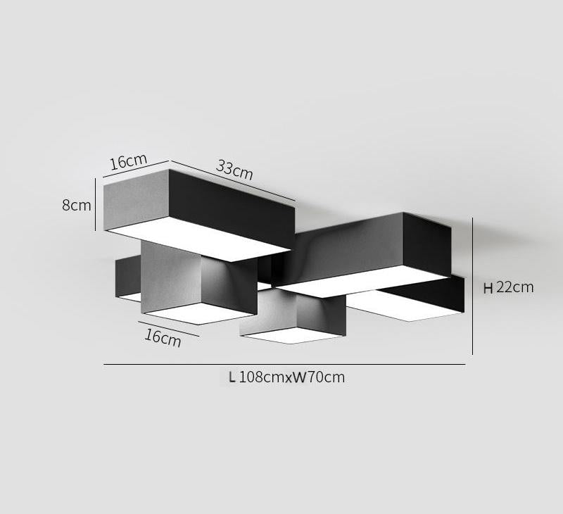 Livonest Luxe Cube Creative Ceiling Light