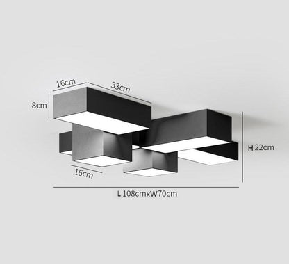 Livonest Luxe Cube Creative Ceiling Light