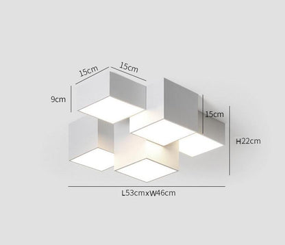 Livonest Luxe Cube Creative Ceiling Light